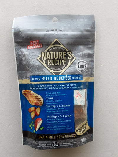 NATURE RECIPIE CHEWY BITES CHICKEN , 100g