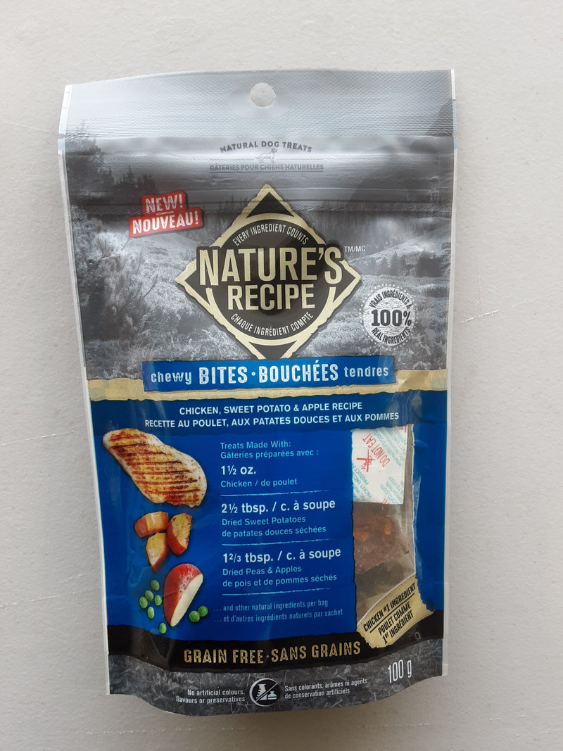 NATURE RECIPIE CHEWY BITES CHICKEN , 100g
