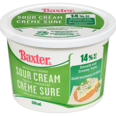 Baxter Smooth And Creamy Taste Sour Cream, 500 ml