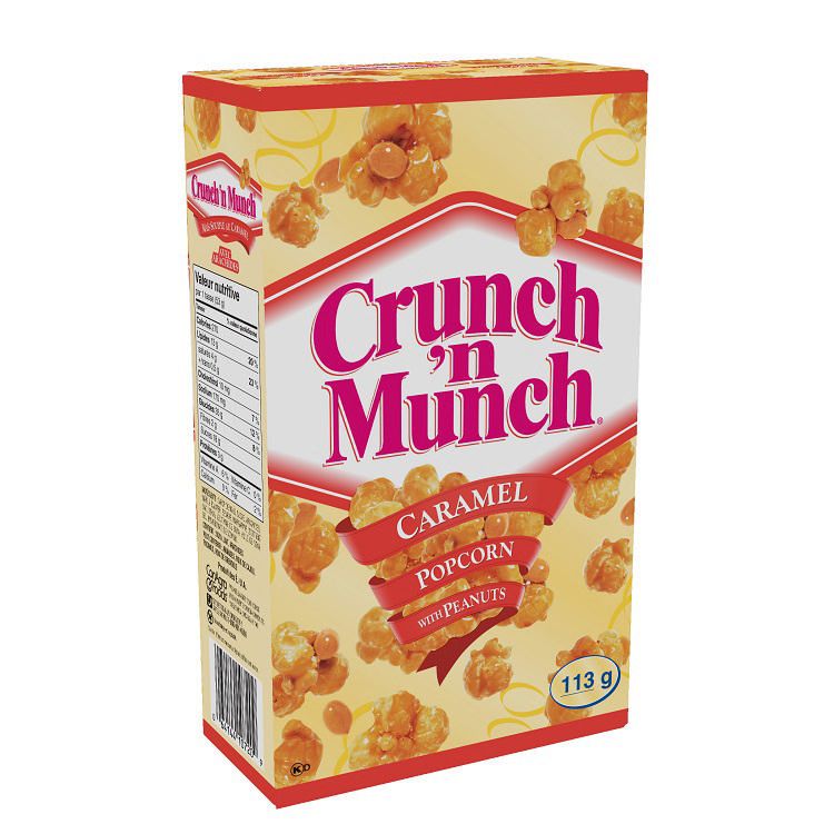 Crunch'n Munch Caramel Popcorn, 113 g
