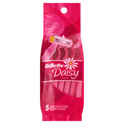 Daisy Disposable Classic Razor, 5 razors