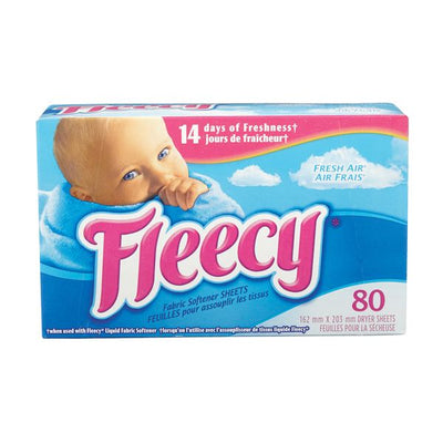Fleecy Fresh Air Dryer Sheets, 80 ct