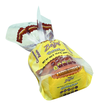 Kinnikinnick Gluten Free Cinnamon Raisin Bagel, 352 g