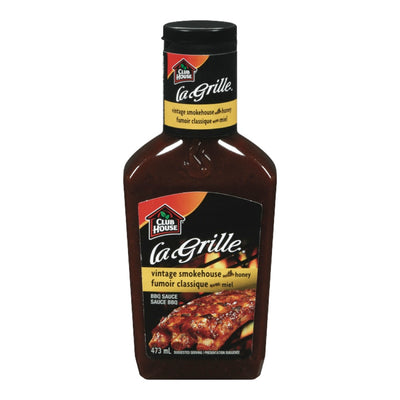 Club House La Grille Vintage Smokehouse With Honey BBQ Sauce, 473 mL
