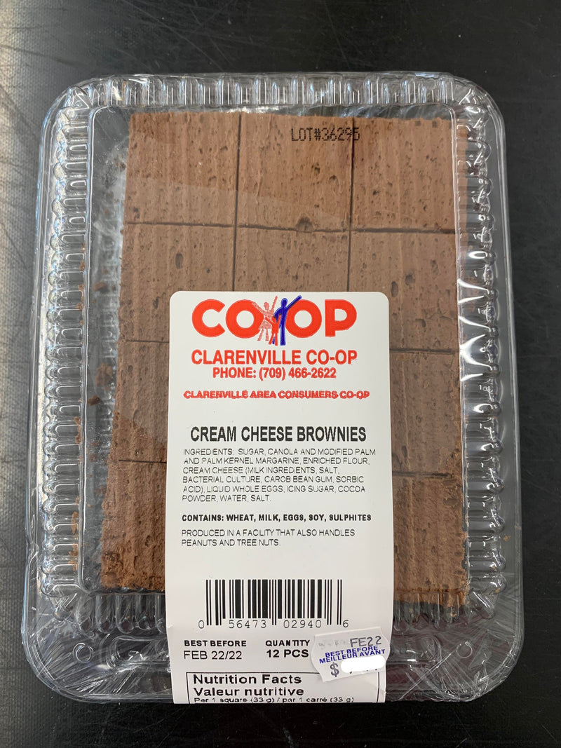 Cream Cheese Brownies, 12 pk