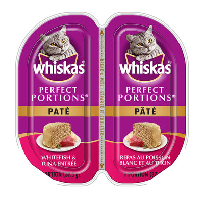 Whiskas Perfect Portions Pate Whitefish & Tuna Entree, 37.5 g