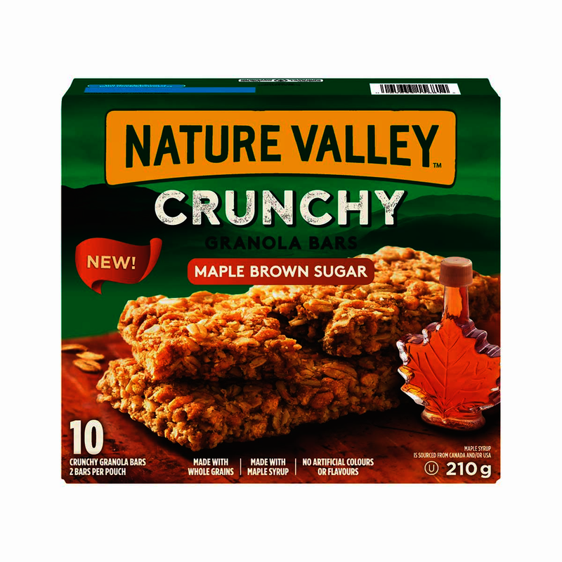 Nature Valley Maple Brown Sugar Granola Bars, 210 g