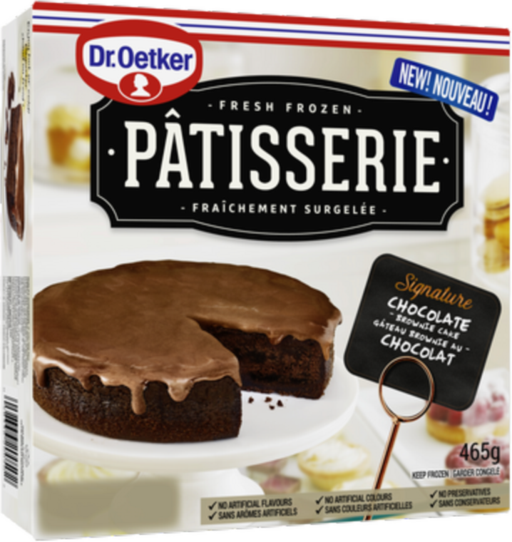 Dr. Oetker Patisserie Chocolate Brownie Cake, 465 g