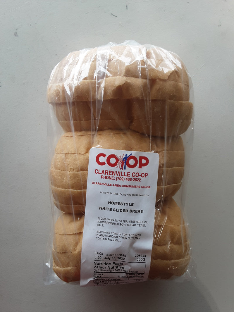 Homestyle White Sliced Bread, 530 g