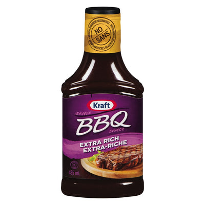Kraft Extra Rich BBQ Sauce, 455 mL