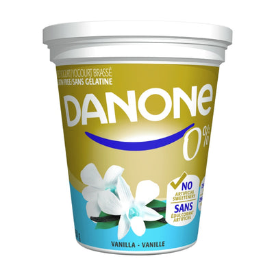 Danone 0% Vanilla Yogurt, 650g