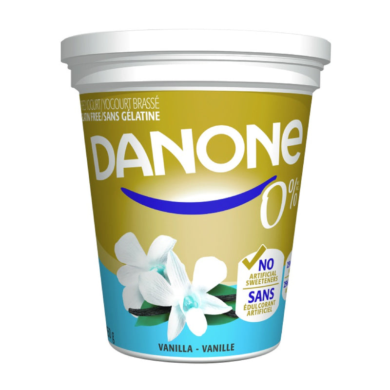 Danone 0% Vanilla Yogurt, 650g