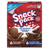Snack Pack Family Pack Chocolate & Chocolate Fudge Pudding, 1.19 kg (12 x 99 g)