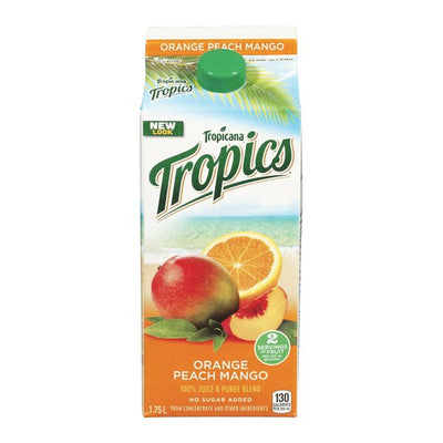 Tropicana, Tropics Orange Peach Mango, 1.75 l
