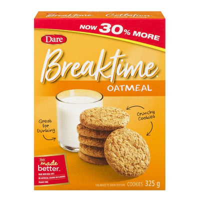 Dare Breaktime Oatmeal Cookies, 325 g