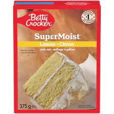 Betty Crocker Super Moist Lemon Cake Mix, 375 g