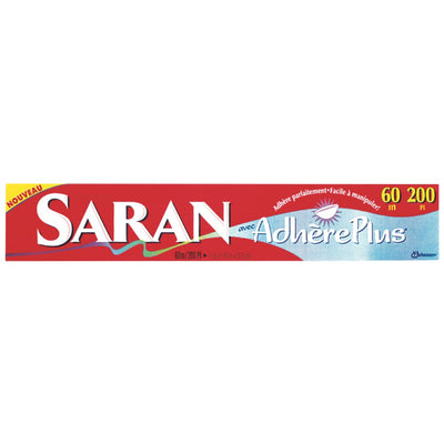 Saran Adhesive Plus Wrap, 200 pl