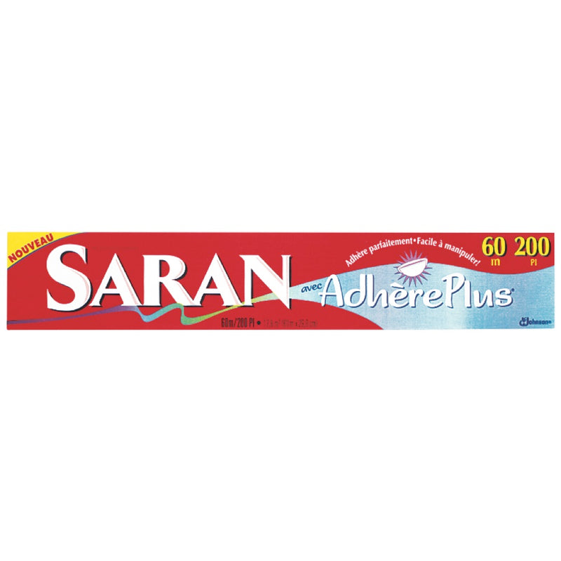 Saran Adhesive Plus Wrap, 200 pl