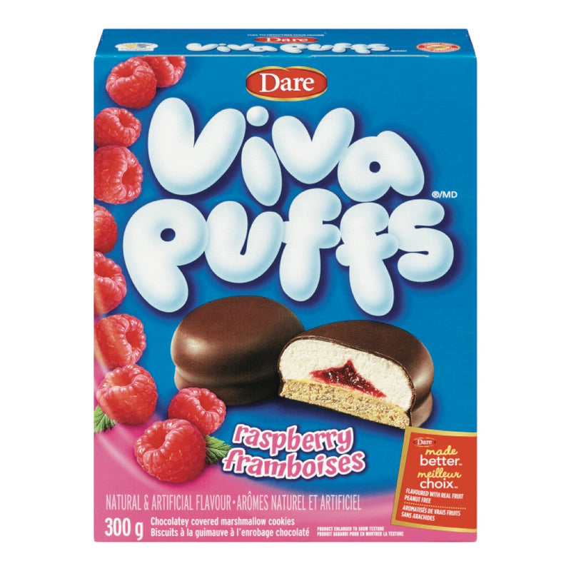 Dare Viva Puffs Raspberry, 300 g