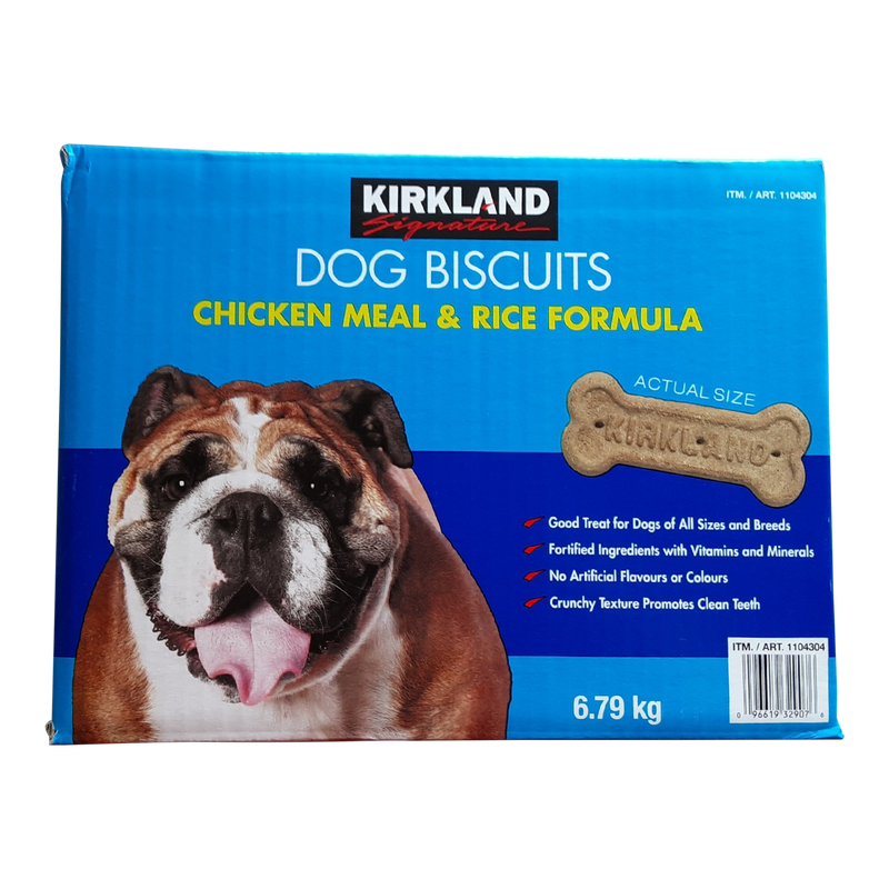 Kirkland Signature Chicken Meal and Rice Dog Biscuits, 6.79 kg