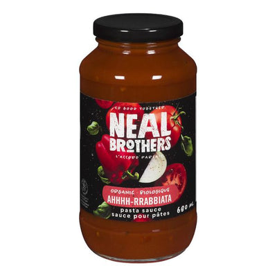 NEAL BROTHERS ORGANIC AHHHH-RRABBIATA PASTA SAUCE, 680 mL