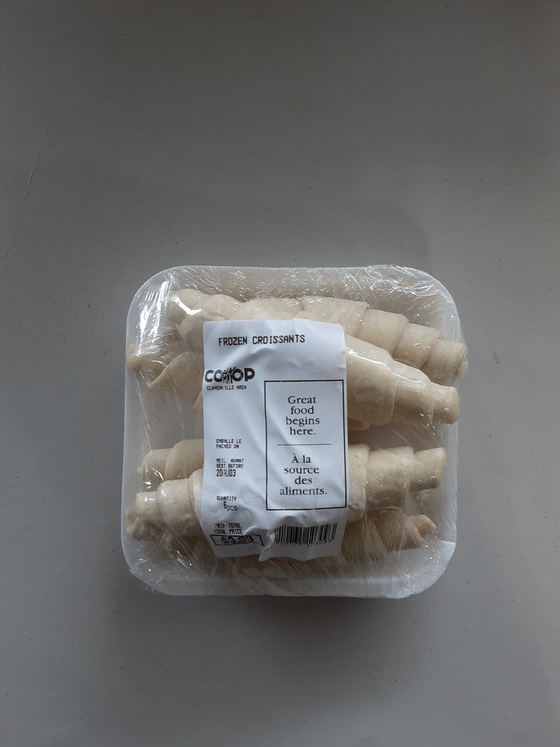 Frozen Croissants, 6 pk