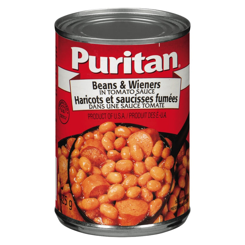 Puritan Beans & Wieners In Tomato Sauce, 425 g