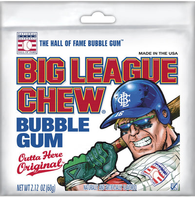 Big League Chew Bubble Gum, 60 g