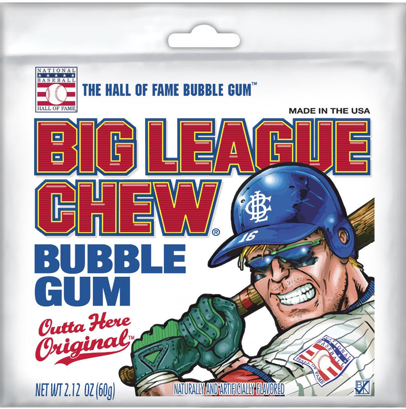 Big League Chew Bubble Gum, 60 g