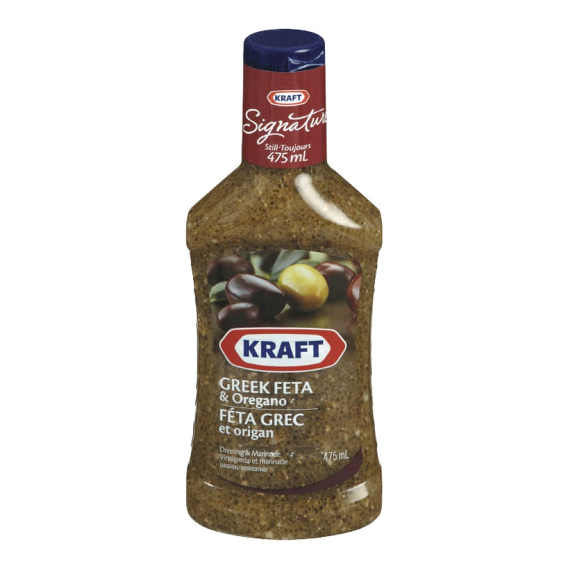 Kraft Greek Feta & Oregano Dressing, 475 mL