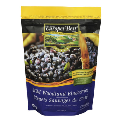 Europe's Best Wild Woodland Blueberries, 600 g