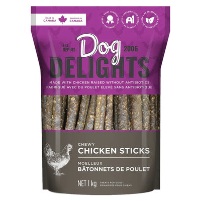 Dog Delight Chewy Chicken Sticks, 1 kg