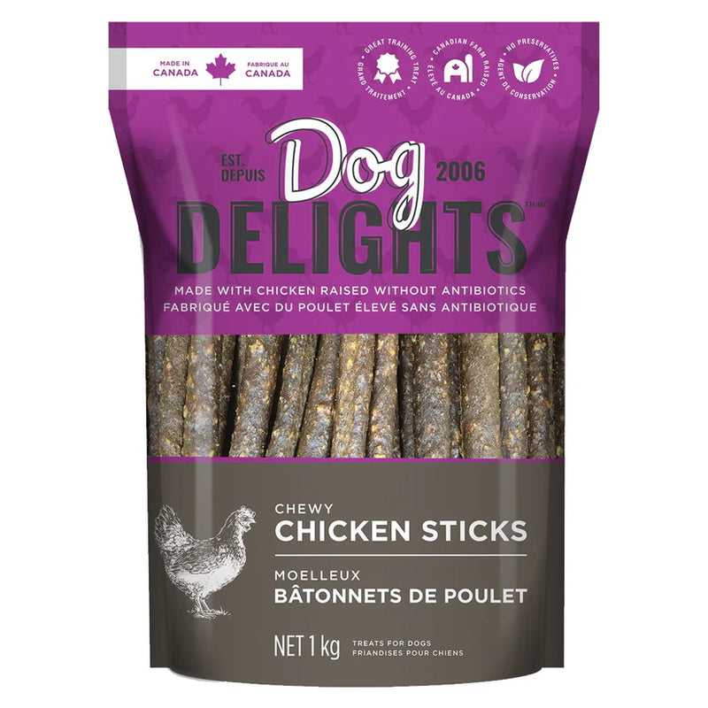 Dog Delight Chewy Chicken Sticks, 1 kg