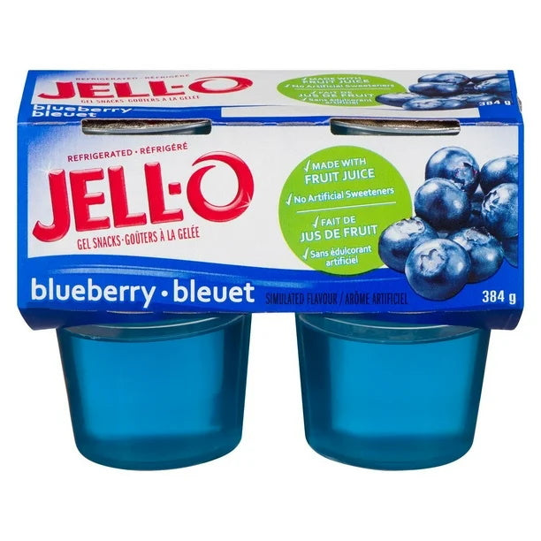 Jello Blueberry Flavor, 384 g