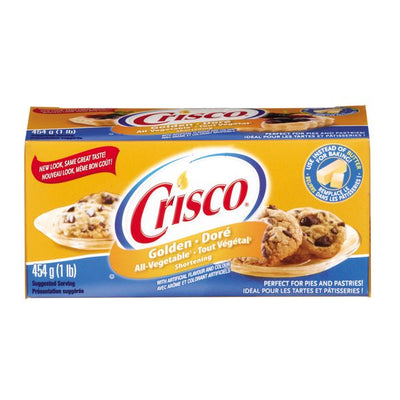 Crisco Golden All Vegetable Shortening, 454 g