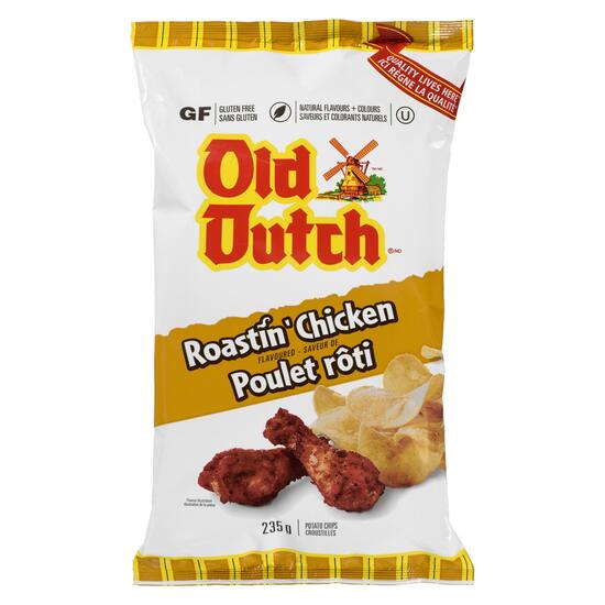 Old Dutch Roastin' Chicken Chips, 235 g