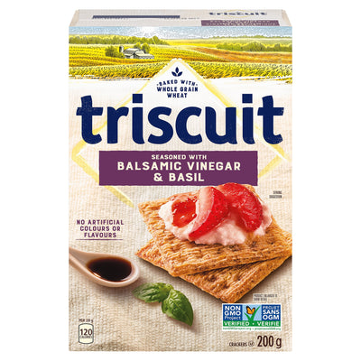 Triscuit Balsamic Vinegar & Basil Crackers, 200 g