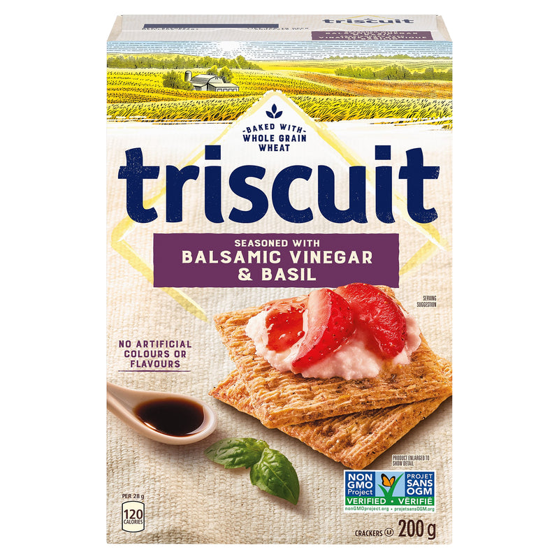 Triscuit Balsamic Vinegar & Basil Crackers, 200 g