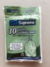 Club Supreme Clear Outdoor Garbage Bags, 10pk