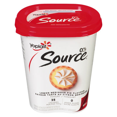 Yoplait Source Lemon Meringue Pie Flavour Yogurt, 650 g