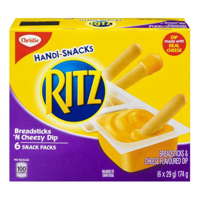 Ritz Handi-Snacks Ritz Breadsticks N Cheezy Dip, 174 g