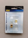 4 WATT CLEAR APPLIANCE LIGHT BULB, 2PK