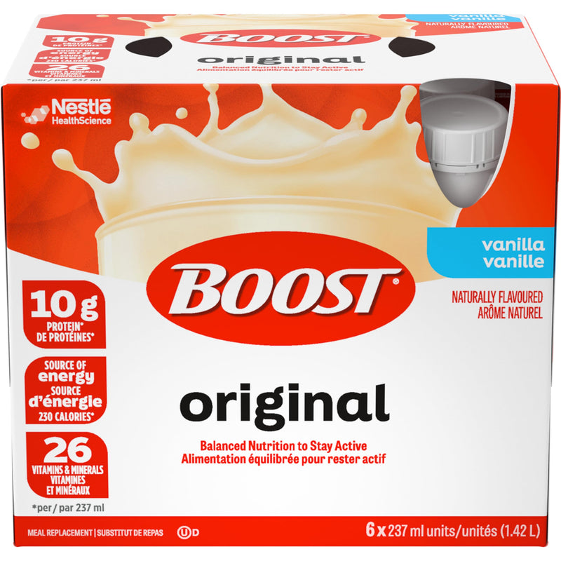 Boost Original Complete Nutrition Vanilla, 237 mL, 6 ct