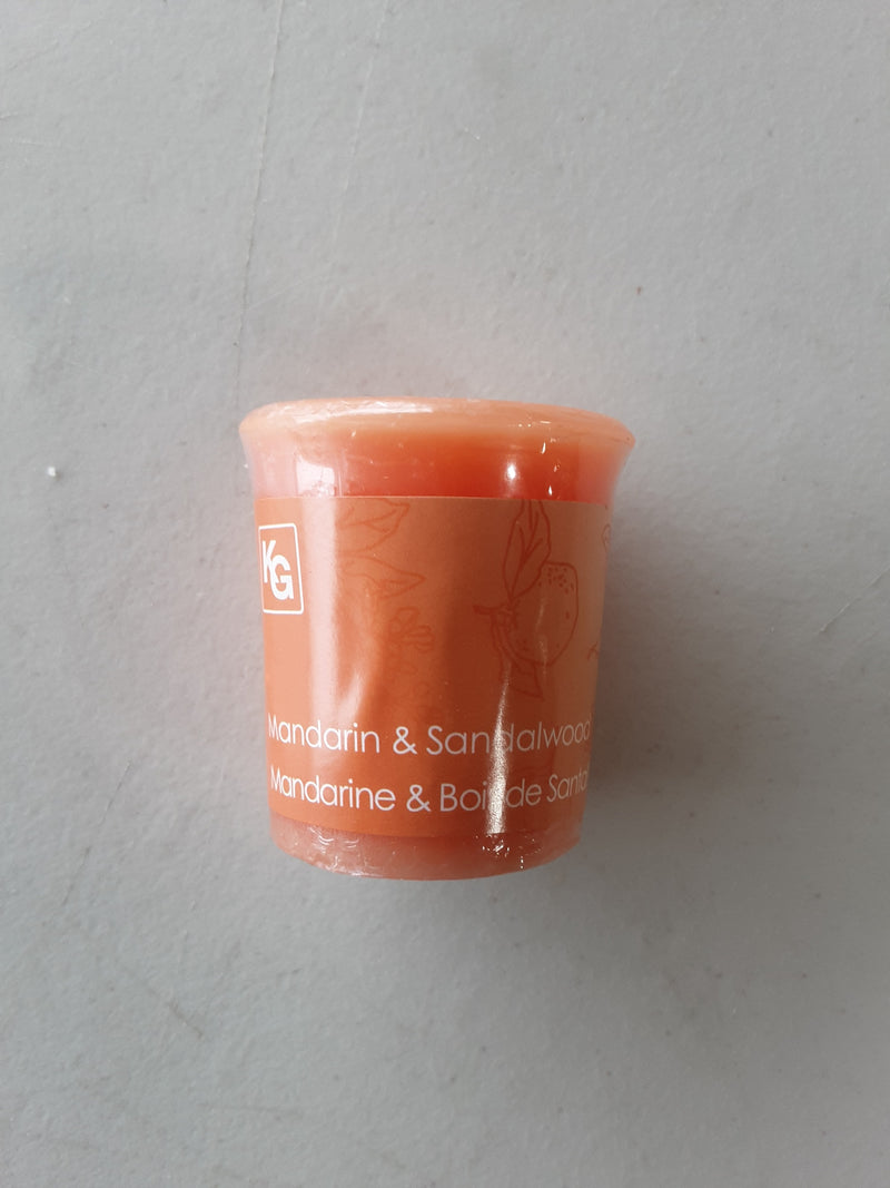 VOTIVE MANDARIN & SANDALWOOD CANDLE