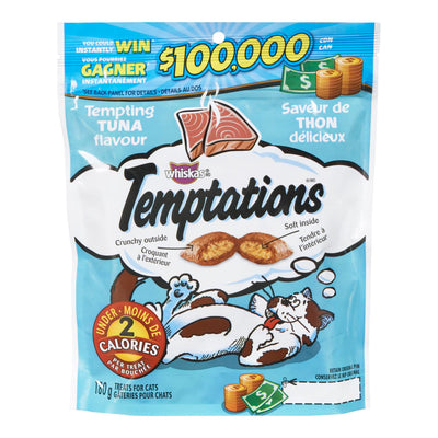Temptations Tempting Tuna Flavour Cat Treats, 180 g