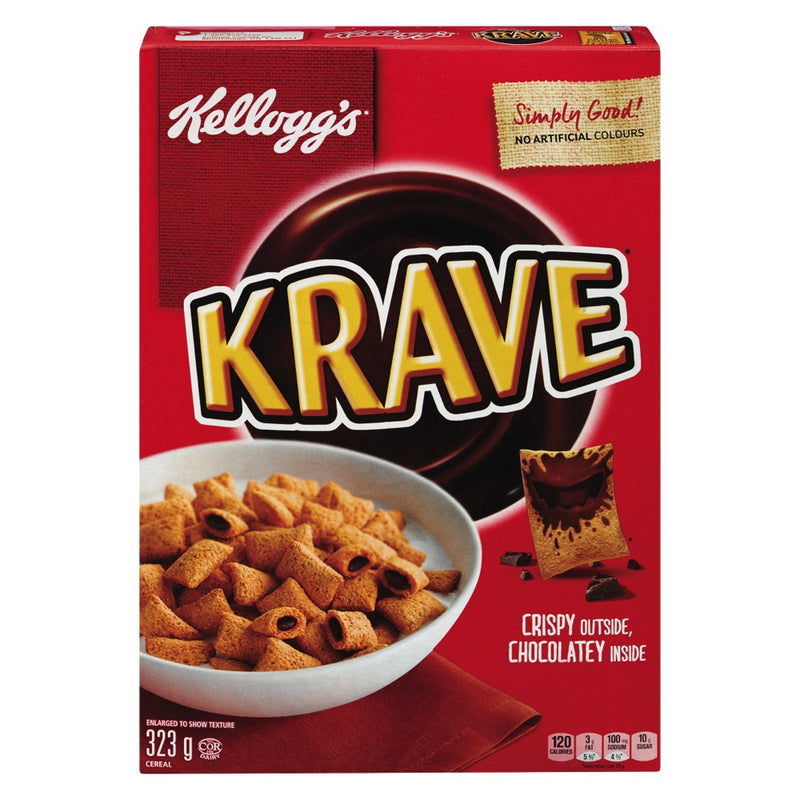 Kellogg's Krave Cereal, 323 g