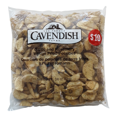 Cavendish Farms Garlic and Rosemary Wedge Fried Potatoes, 2.27 kg