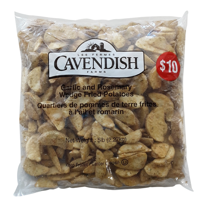 Cavendish Farms Garlic and Rosemary Wedge Fried Potatoes, 2.27 kg