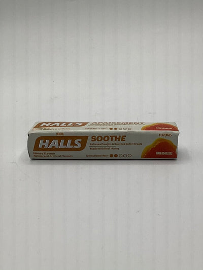 Halls Honey Flavor Cough Drops, 9 ct