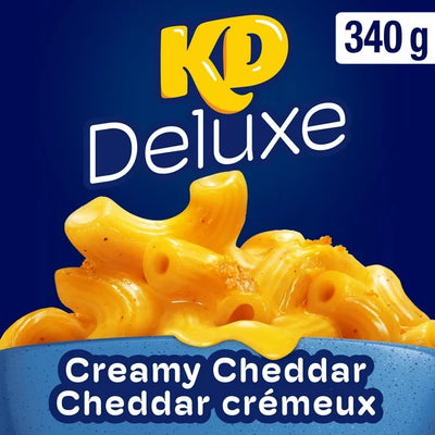 KD Deluxe Creamy Cheddar Pasta & Cheese Sauce, 340 g